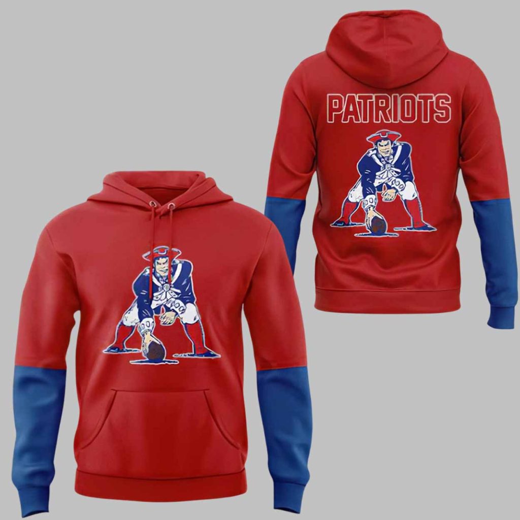 Drake Maye NE Patriots Throwback 1992 Hoodie