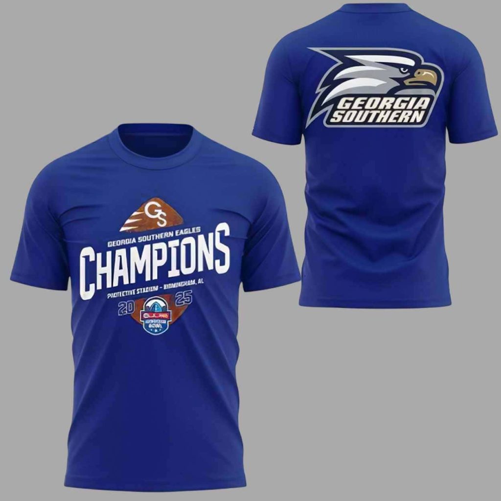 Georgia Southern Eagles Jlab Birmingham Bowl Champions 2025 Hoodie 1