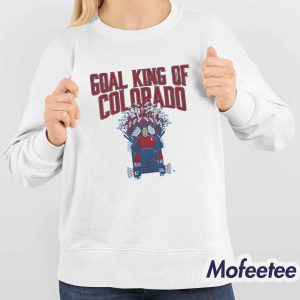 Nathan MacKinnon Goal King of Colorado Shirt 4