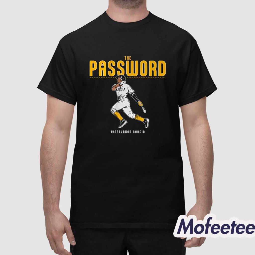 Jhostynxon Garcia Pittsburgh Password Shirt 1