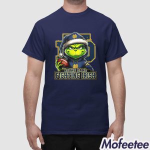 Notre Dame Fighting Irish 2025 Grnch Merry Touchdown Christmas Shirt 1