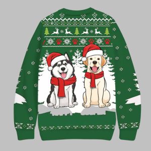 Woof You A Merry Christmas Ugly Christmas Sweater