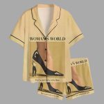 Lucky To Be Here Woman's World Cigarette Case Art Pajama Set