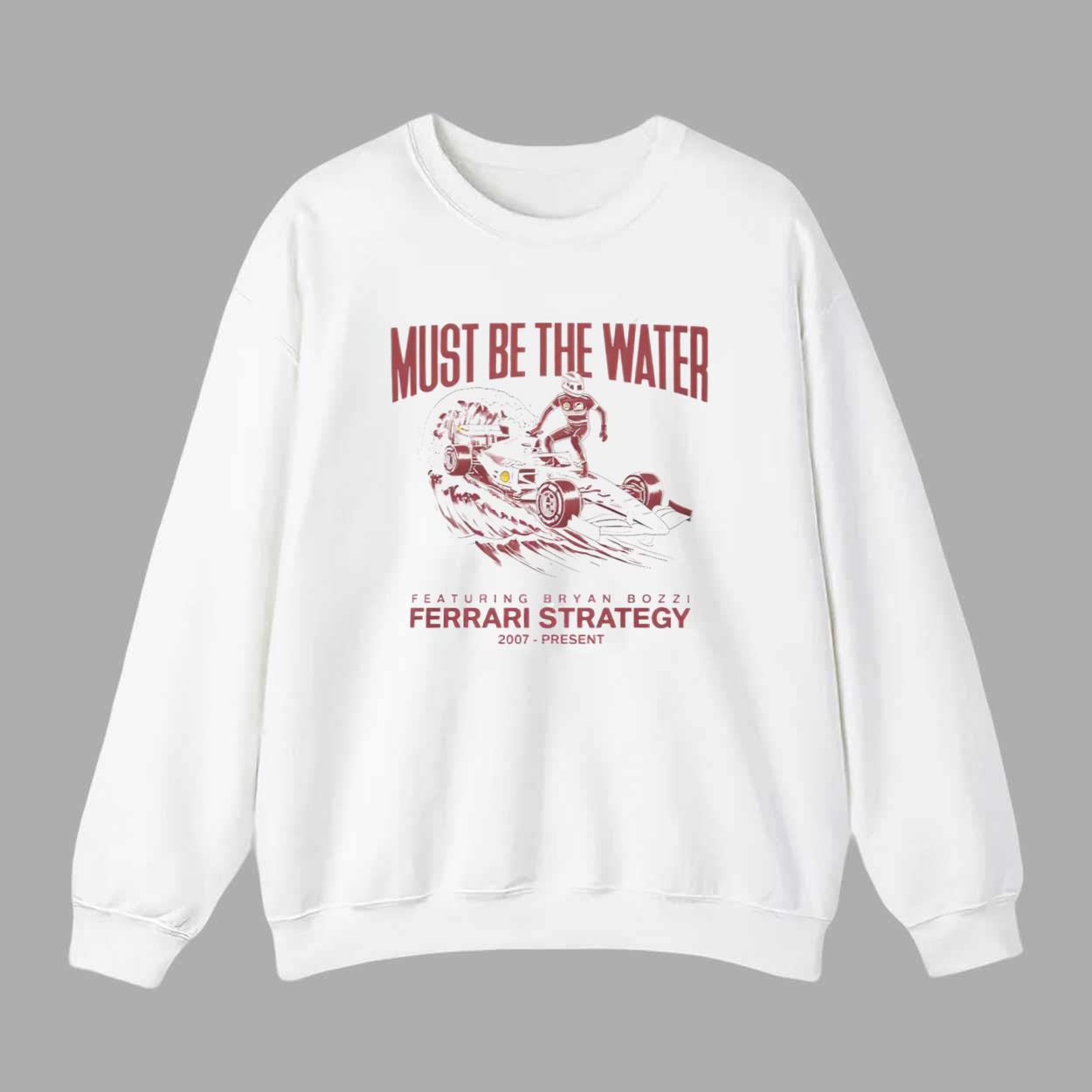 Must Be The Water Ferrari Strategy Shirt Must Be The Water Ferrari Strategy Shirt