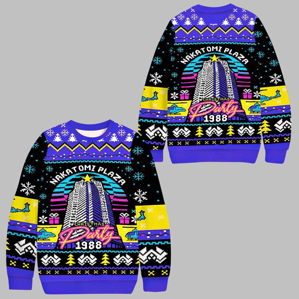 Nakatomi Plaza Party 1988 Ugly Christmas Sweater