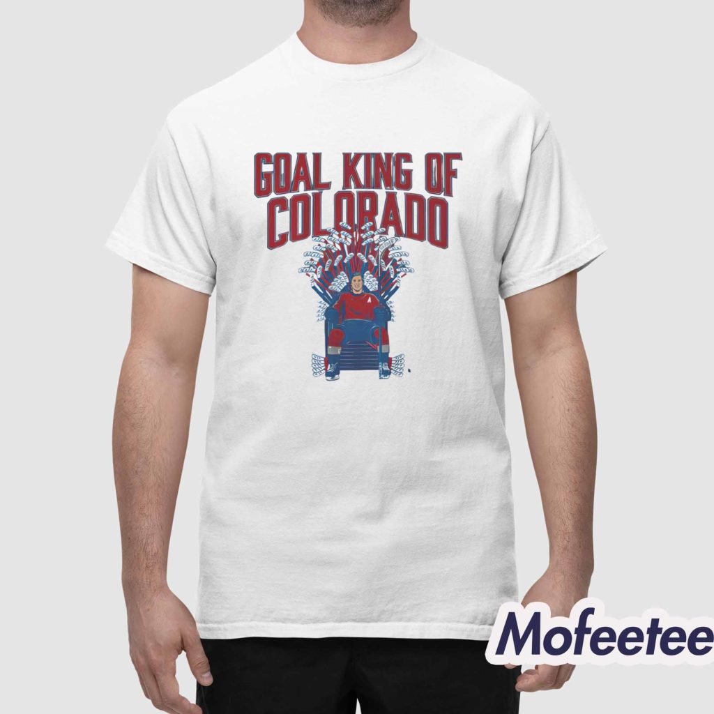 Nathan MacKinnon Goal King of Colorado Shirt 1