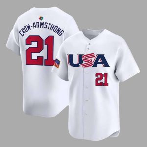 USA World Baseball Crow Armstrong Vapor 2026 Jersey 1
