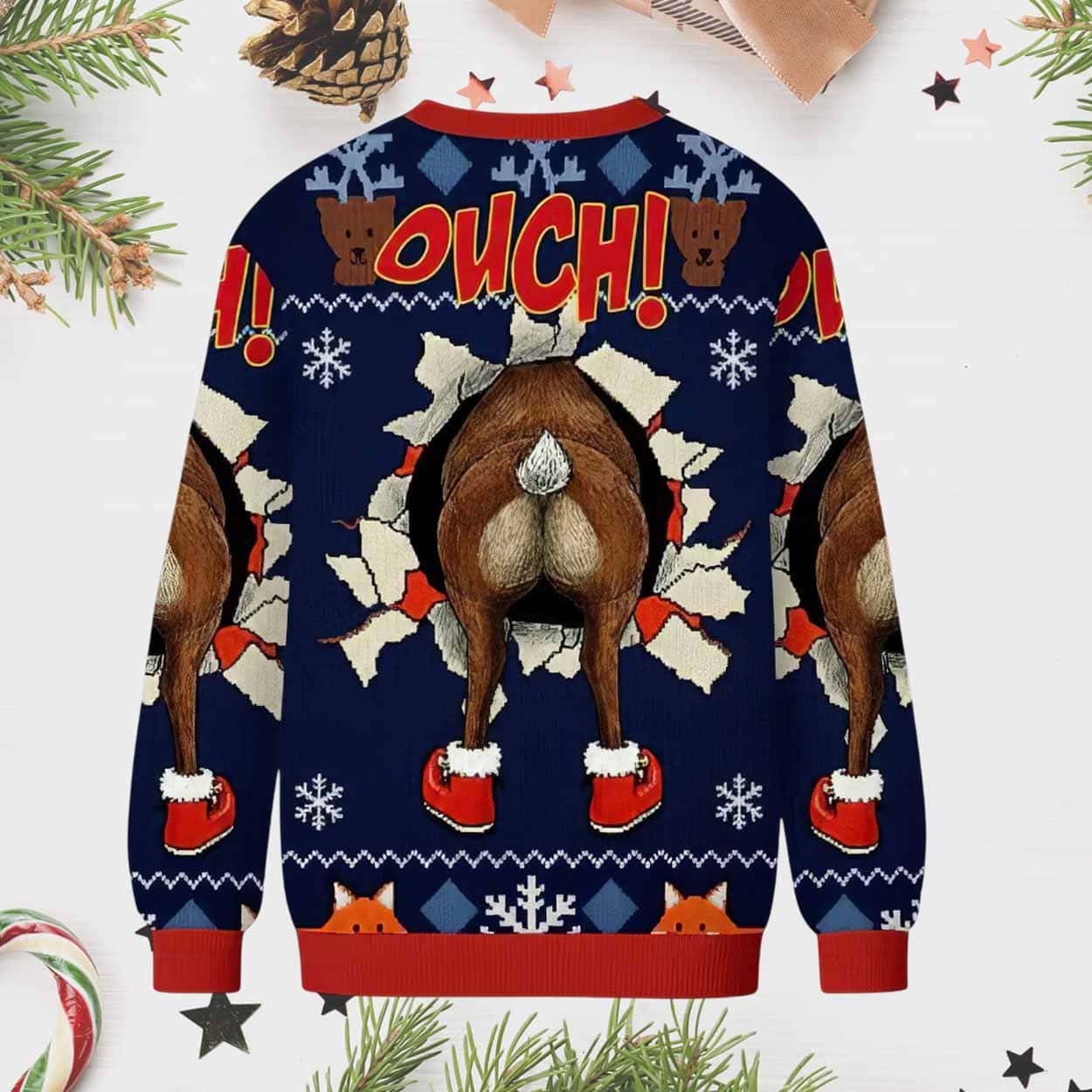 Onch Deer Ugly Christmas Sweater Onch Deer Ugly Christmas Sweater