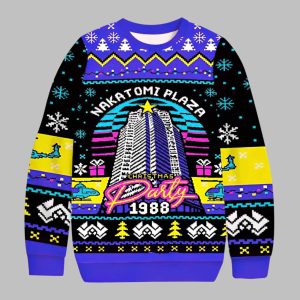 Nakatomi Plaza Party 1988 Ugly Christmas Sweater