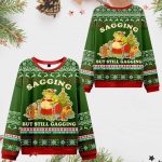 Sagging Santa Frog Christmas Ugly Sweater