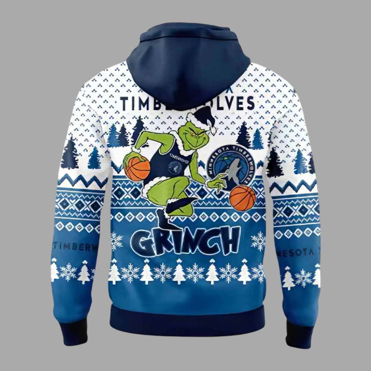 Timberwolves Christmas Grnch Jumper 2025 Hoodie Timberwolves Christmas Grnch Jumper 2025 Hoodie