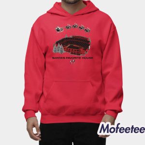 Georgia Football Santa's Favorite House Shirt 2