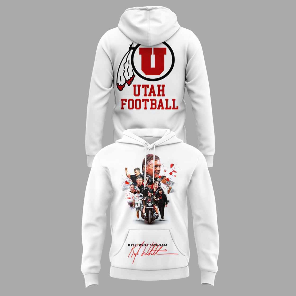 Utah Utes Football Kyle Whittingham 2025 Thank You Hoodie Utah Utes Football Kyle Whittingham 2025 Thank You Hoodie