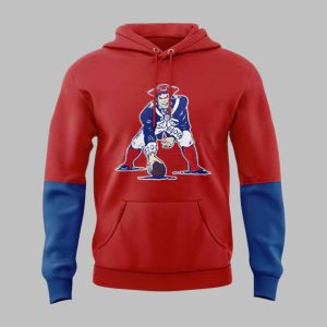 Drake Maye NE Patriots Throwback 1992 Hoodie