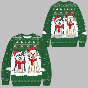 Woof You A Merry Christmas Ugly Christmas Sweater