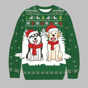 Woof You A Merry Christmas Ugly Christmas Sweater