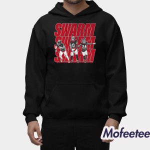 Will Anderson Jr Azeez Al shaair And Derek Stingley Jr Swarm Shirt