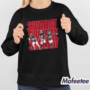 Will Anderson Jr Azeez Al shaair And Derek Stingley Jr Swarm Shirt