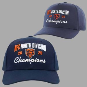 Bears Down 2025 NFC North Champions Playoffs Hat 1