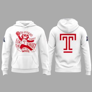 Temple Owls Fight For The Cherry Hoodie 2