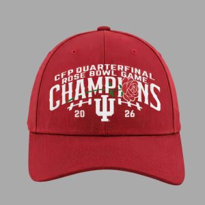 Indiana Hoosiers Rose Bowl Game Champions 2026 Hat 1