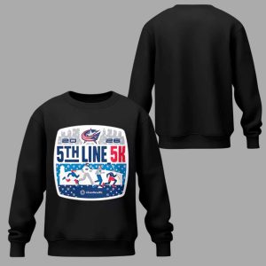 Blue Jackets Our 5K Hoodie 1 Blue Jackets Our 5K Hoodie 2