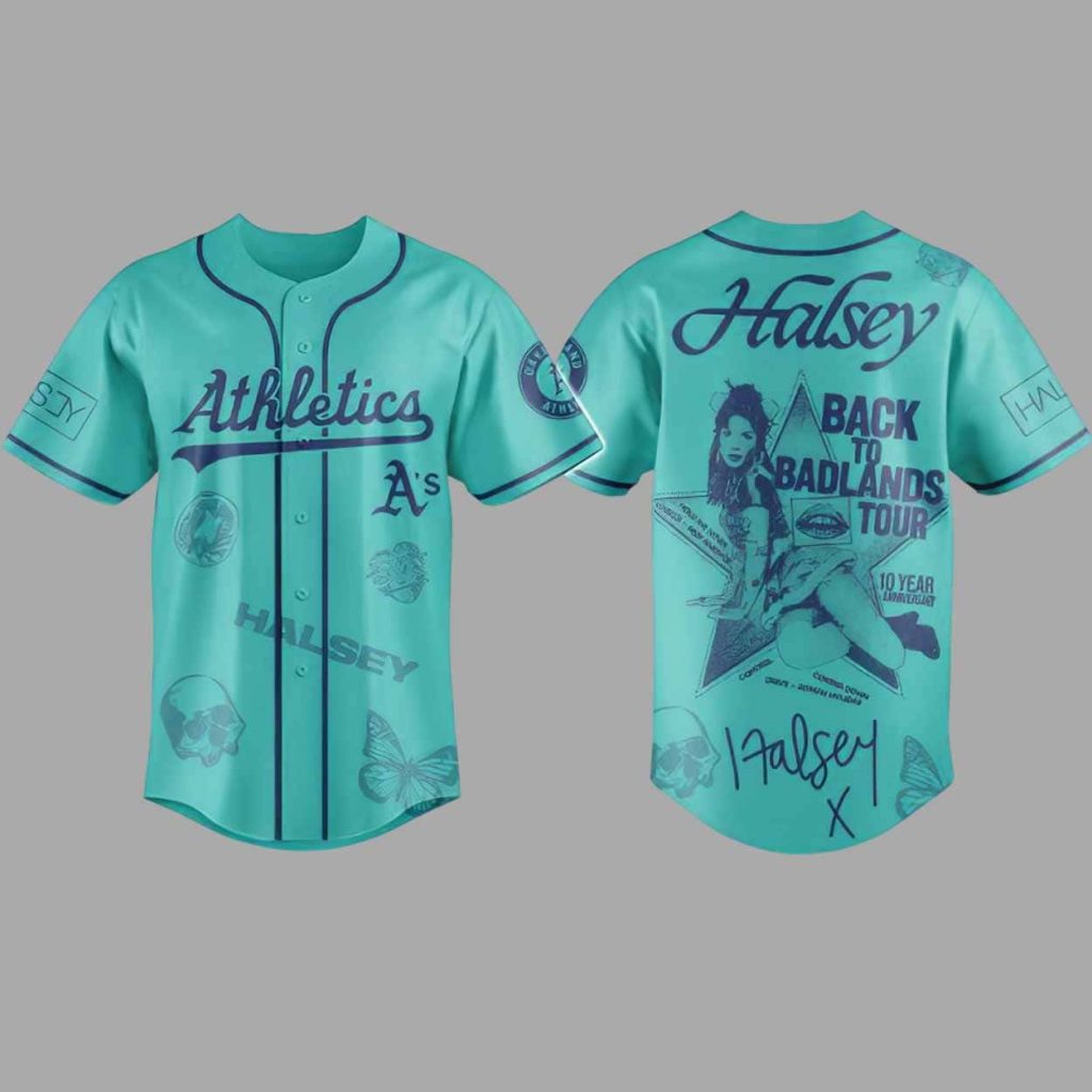 Athletics Halsey Back to Badlands Tour 2025 Jersey 1