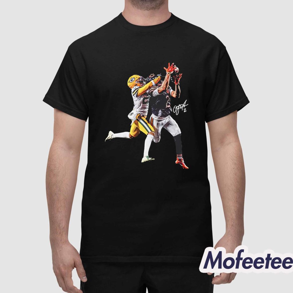 Ayo Dosunmu DJ Moore Game Winning TD Signature Shirt 1