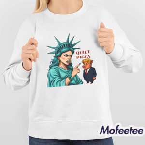 Statue Of Liberty Quiet Piggy Trump Shirt 4