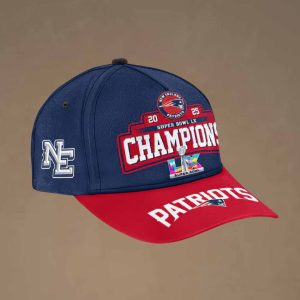 Patriots 2025 SP Bowl LX Champions Hat 3