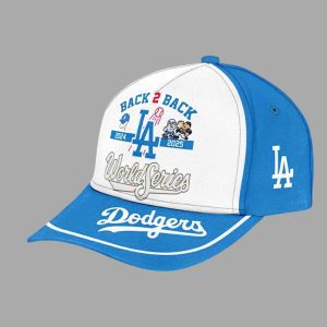 Dodgers Back 2 Back 2024 2025 World Series Hat Cap 3