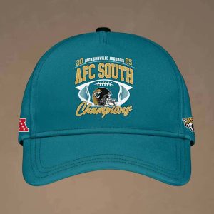 Jaguars 2025 AFC South Champions Hat Cap 2