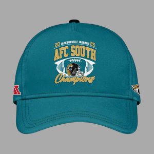 Jaguars 2025 AFC South Champions Hat Cap 1