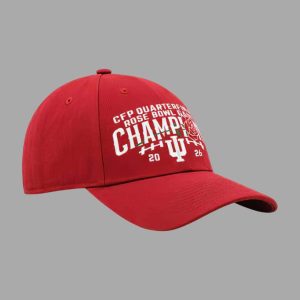 Indiana Hoosiers Rose Bowl Game Champions 2026 Hat 1 Indiana Hoosiers Rose Bowl Game Champions 2026 Hat 2