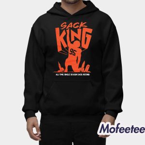 Sack King All Time Single Season Sack Record Shirt 2