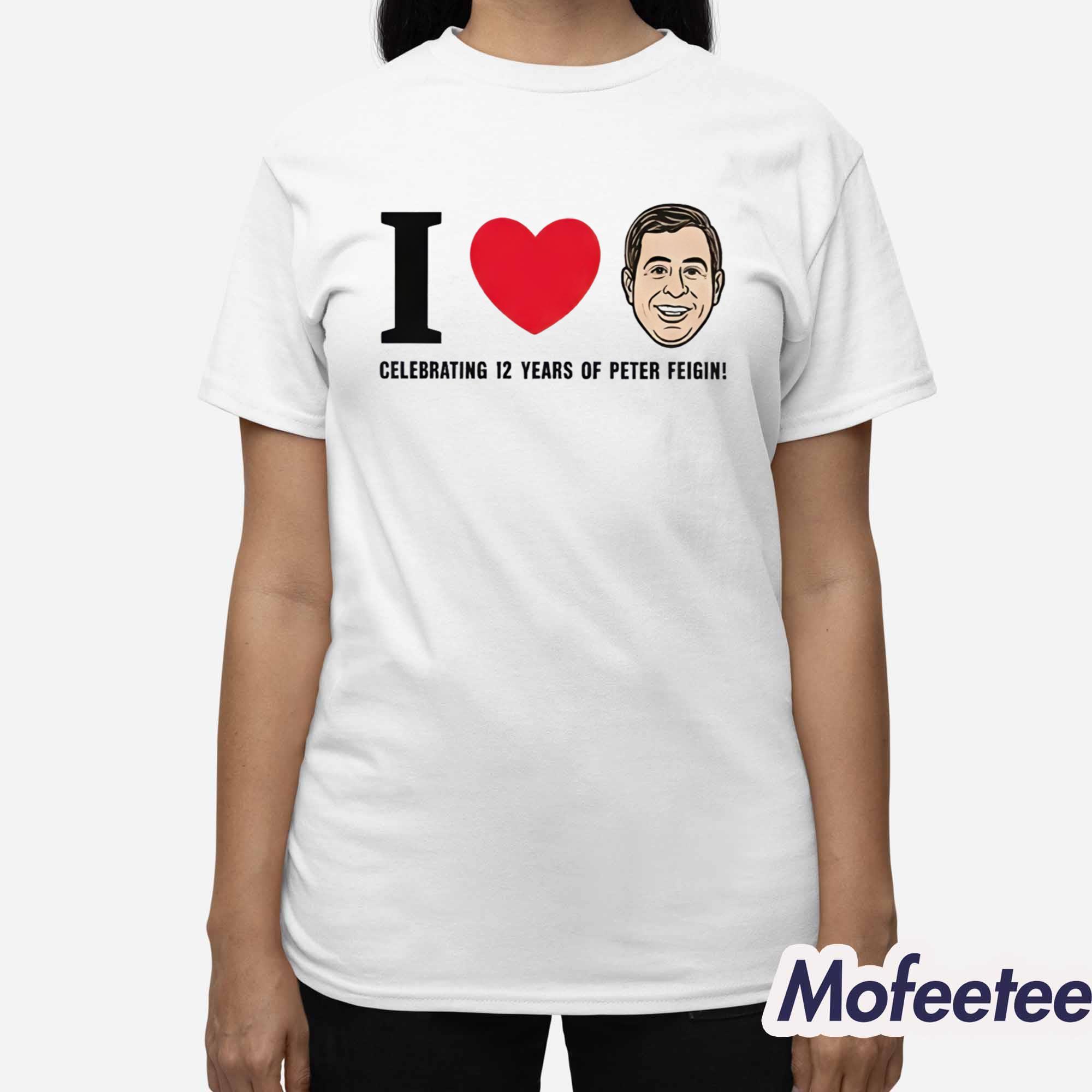 Giannis Antetokounmpo I Love Peter Celebrating 12 Years of Peter Feigin Shirt Giannis Antetokounmpo I Love Peter Celebrating 12 Years of Peter Feigin Shirt