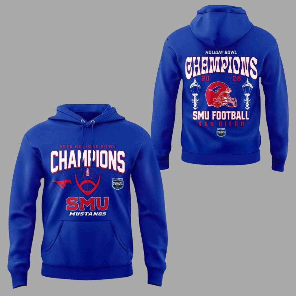 Mustangs 2026 Holiday Bowl Champions Football Hoodie 1