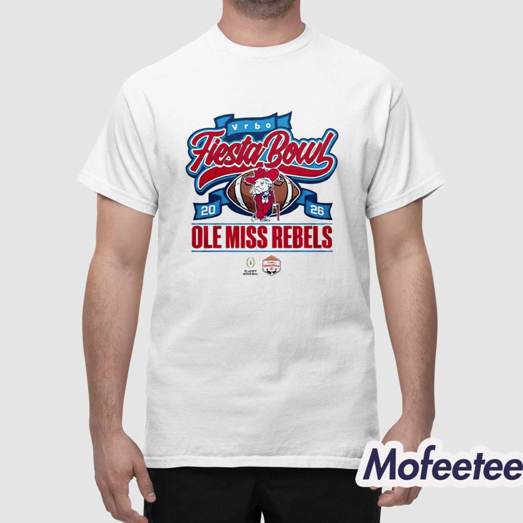Ole Miss 2026 Fiesta Bowl Champions Football Shirt 1