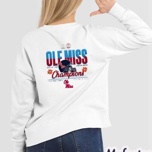 Ole Miss 2026 Fiesta Bowl Champions Football Shirt 6