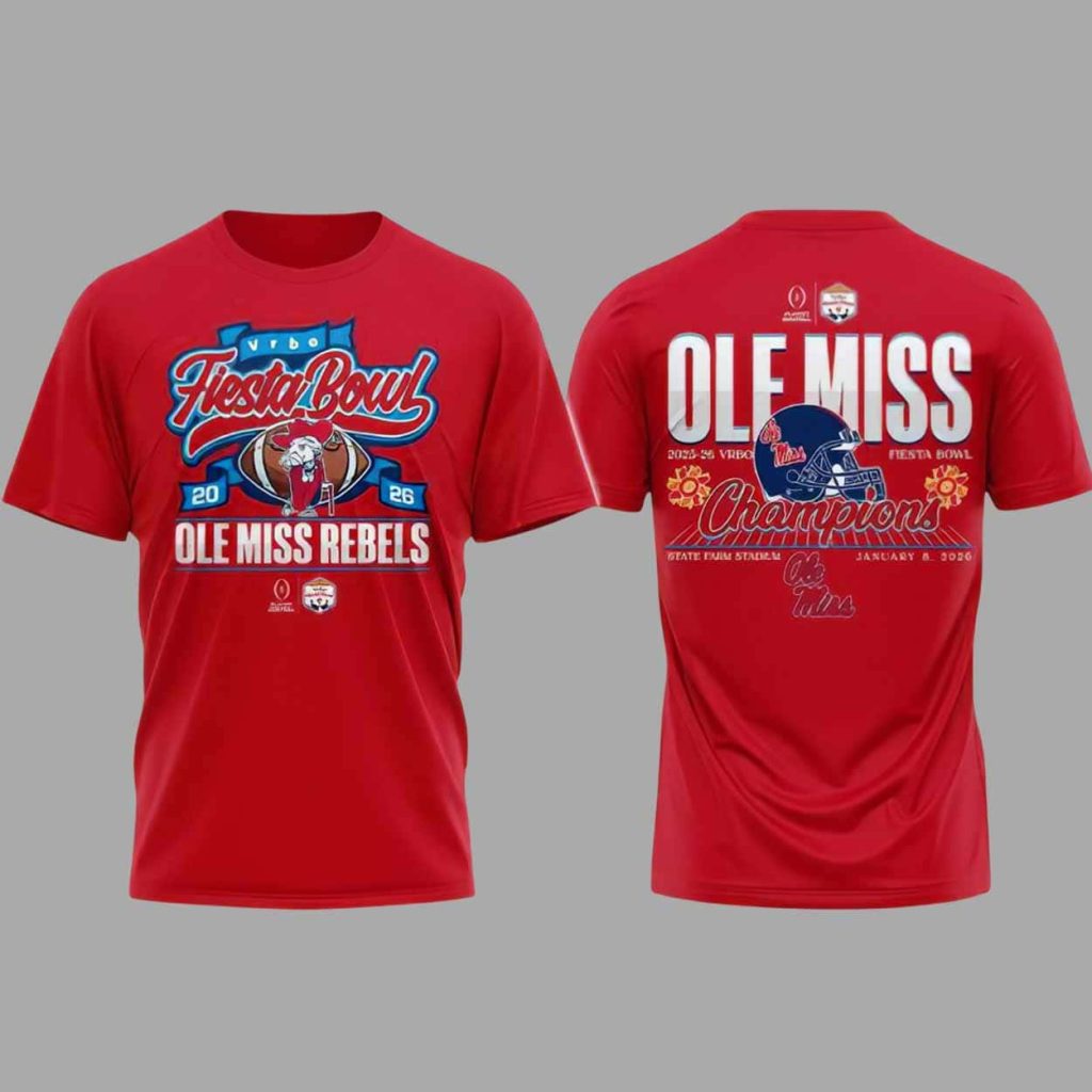Ole Miss Football 2026 VRBO Fiesta Bowl Champions Hoodie 1