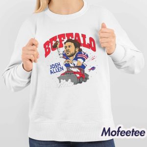 Bills Josh Allen Snow Plow Shirt 4