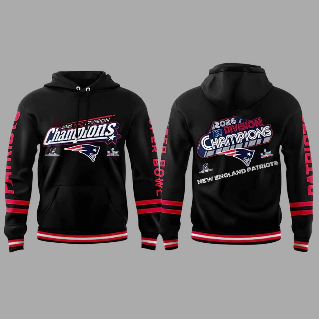 Patriots 2026 AFC Division Champions For Fan Hoodie