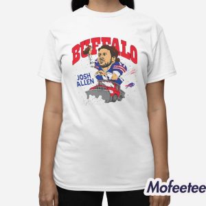 Bills Josh Allen Snow Plow Shirt 3