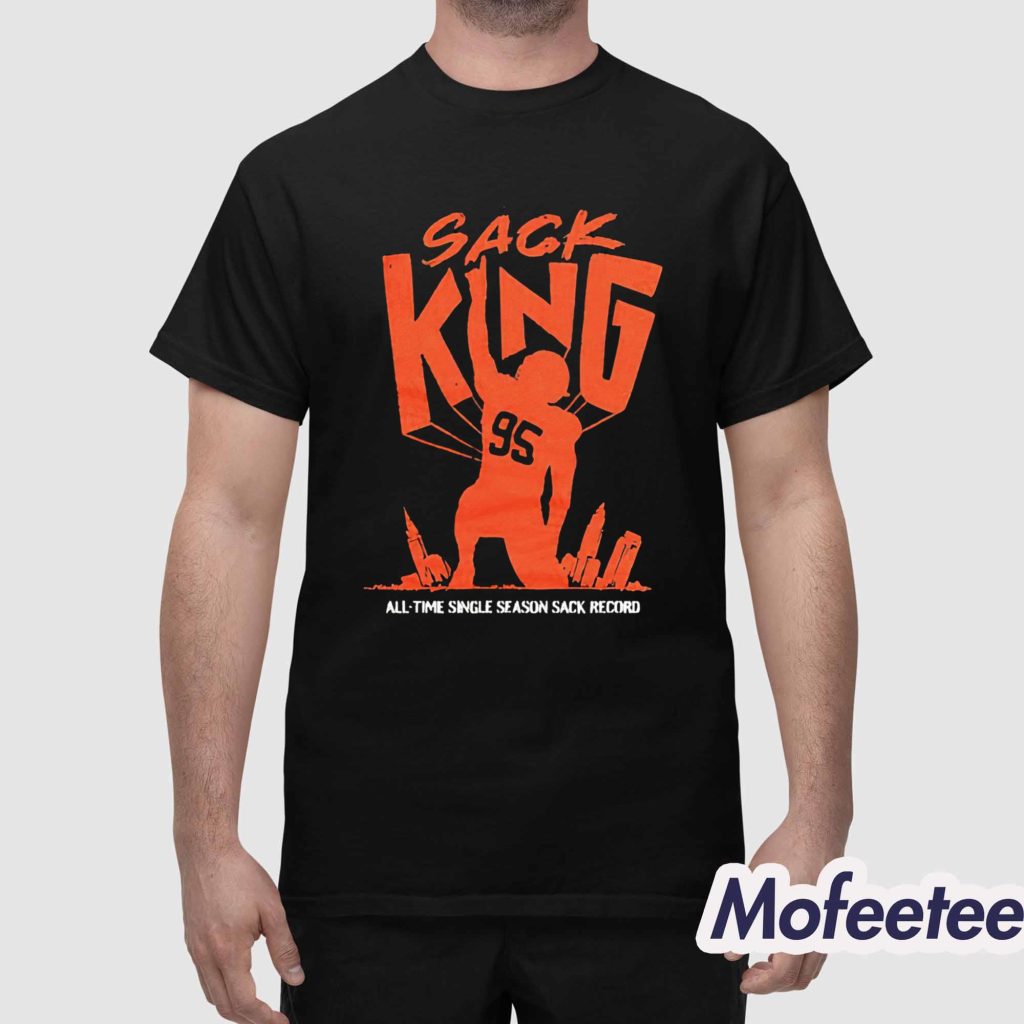 Sack King All Time Single Season Sack Record Shirt 1