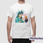 Statue Of Liberty Quiet Piggy Trump Shirt