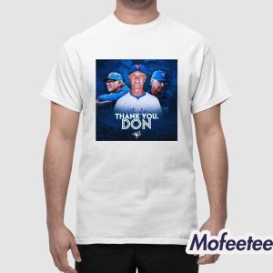 Thank you Donnie Baseball Shirt 1