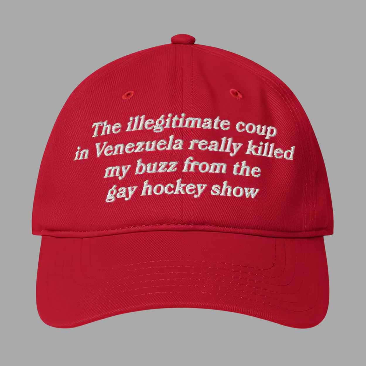 The Illegitimate Coup In Venezuela Really Killed My Buzz From The Gay Hockey Show Hat The Illegitimate Coup In Venezuela Really Killed My Buzz From The Gay Hockey Show Hat