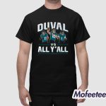 Trevor Lawrence Travis Etienne And Parker Washington Duval Vs All Y'all Shirt