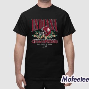Indiana Football Cfp Peach Bowl Champions Shirt 1