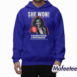 She Won Jasmine Crockett Shirt 2